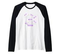 Couleur Violette Barely Holding it Together Graphique Violet Manche Raglan