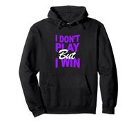 Couleur Violette Don't Play, Win Purple Graphic Sweat à Capuche