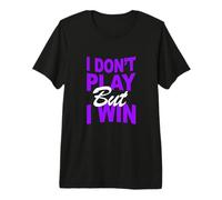 Couleur Violette Don't Play, Win Purple Graphic T-Shirt Haut de Gamme