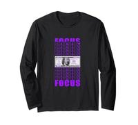 Couleur Violette Focus on Your Money Graphique Violet Manche Longue