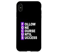 Couleur Violette Follow The Course Graphique Violet Coque pour iPhone XS Max