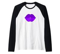 Couleur Violette Kissing Hearts Purple Graphic Manche Raglan