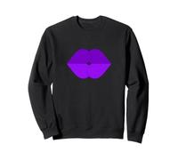 Couleur Violette Kissing Hearts Purple Graphic Sweatshirt