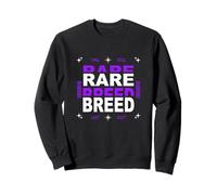 Couleur Violette Race Rare Graphique Violet Sweatshirt