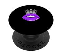 Couleur Violette Royal Kiss Purple Graphic PopSockets PopGrip Adhésif