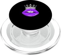 Couleur Violette Royal Kiss Purple Graphic PopSockets PopGrip pour MagSafe
