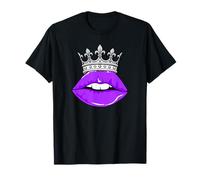 Couleur Violette Royal Kiss Purple Graphic T-Shirt
