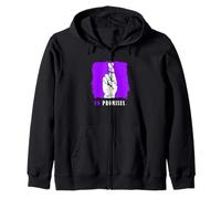 Couleur Violette sans promesses Graphique Violet Sweat à Capuche