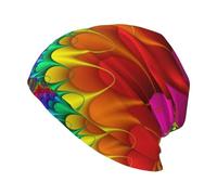 Couleur vive,Bonnet tricoté en Polyester avec tête de Mort, Cagoule, Bonnet Ample, Chapeau de Course