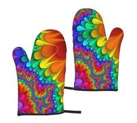Couleur vive, Gants de Cuisine antidérapants, Gants de Cuisson résistants à la Chaleur, Une Paire