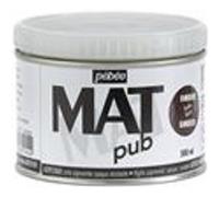 Pébéo - Mat Pub - Peinture Acrylique Extra Fine et Extra Mate - Ombre brûlée -500ml