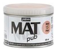 Pébéo - Mat Pub - Peinture Acrylique Extra Fine et Extra Mate - Rose lumière -500ml