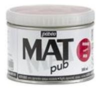 Pébéo - Mat Pub - Peinture Acrylique Extra Fine et Extra Mate - Rouge magenta -500ml
