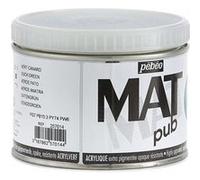 Pébéo - Mat Pub - Peinture Acrylique Extra Fine et Extra Mate - Vert canard -500ml, 1 unité (Lot de 1)