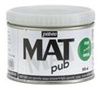 Pébéo - Peinture acrylique Mat Pub - Extra fine et extra mate - Vert permanent 500 ml