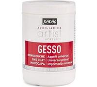 Couleurs Acryliques Pebeo Huile Auxiliaires Gesso Monocouche Artist Acrylics 1 L Huile Auxiliaires Gesso Monocouche HUILE AUXILIAIRES GESSO MONOCOUCHE G