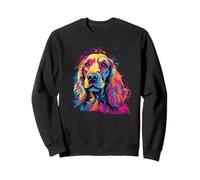 Couleurs aquarelles colorées Cocker Spaniel Chiens Sweatshirt