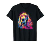 Couleurs aquarelles colorées Cocker Spaniel Chiens T-Shirt