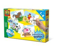 SES Creative – Coloriage à l'eau 14455 – Animaux de la Ferme – Centre Blanc
