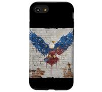 Couleurs d'aigle aux États-Unis pour Les Amateurs de Graphiques des aigles symboliques Coque pour iPhone SE (2020) / 7/8