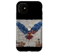 Couleurs d'aigle aux États-Unis pour Les Amateurs de Graphiques des aigles symboliques Coque pour iPhone 11