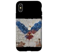 Couleurs d'aigle aux États-Unis pour Les Amateurs de Graphiques des aigles symboliques Coque pour iPhone X/XS