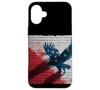 Couleurs d'aigle étonnantes pour Les Amateurs de Graphiques patriotiques Coque pour iPhone 16 Plus