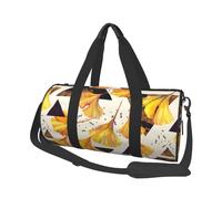 Couleurs d'automne Feuilles de Ginkgo, Sac de Voyage de Grande capacité, Sac à Main Rond, Sac de Voyage de Sport, fourre-Tout, Sac de Fitness