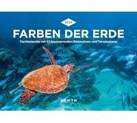 Couleurs de la Terre - Agenda de bureau KUNTH 2025 : agenda semainier avec des motifs photo fascinants et un agenda pratique