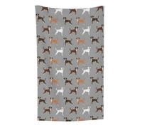 Couleurs de Pelage pour Chien Boxer Chien Mignon Brindle Boxer Chien Gris,Jeté de canapé, Couverture Chaude en Peluche pour la literie et Les Voyages, 76 x 127 cm
