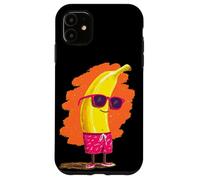 Couleurs d'été avec Banane de Plage pour la Saison des Vacances Coque pour iPhone 11
