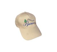 COULEURS D'ICI Casquette Brodée Les Pyrénées - Casquette Montagne Réglable Unisexe - Broderie Sommet & Nature - Souvenir Pyrénées (Blanc)