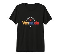 Couleurs du Drapeau du Venezuela T-Shirt Haut de Gamme
