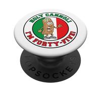 Couleurs du drapeau italien Holy Cannoli I'm Quarante-cinq PopSockets PopGrip Adhésif