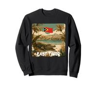 Couleurs fraîches du Timor Oriental avec Costume de Reptile et de Nature Sweatshirt