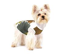 Couleurs Modernes d'automne Gerberas Marguerites Floral,T-Shirt sans Manches en Coton pour Animaux de Compagnie, Gilet Respirant, Extensible et Doux,M