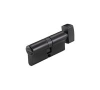 Couleurs multi de construction en laiton du baril 75mm de serrure de porte de cylindre d'euro de tour de pouce en option(Black-No key)
