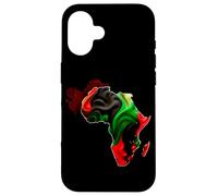 Couleurs panafricaines vives du continent africain Coque pour iPhone 16
