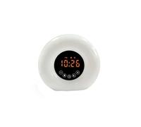 Couleurs Sunrise Réveil Eveil Lumière LED Radio FM de chevet lampe de nuit_onaeatza401