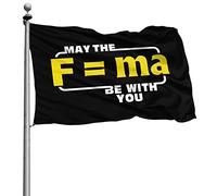 Couleurs Vives Bruant Avec Œillets Drapeaux Que Le F = Ma Soit Avec Vous 90X150Cm Drapeaux De Pirate Pour Intérieur Manif Événements