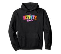 Couleurs vives de septième année Sweat à Capuche