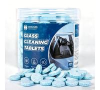 Couleurs Washer Fluid Tablets Glass Cleaner Concentrate Windshield Wiper Fluid Car Windshield Cleaner Automotive Glass Cleaner, 250 Pieces