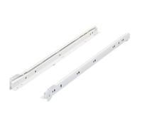 Coulisse à galets 30kg blanc crème sortie simple 450mm - BLUM - COU230450BC