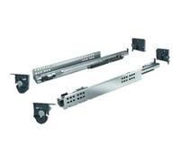 Coulisse bois quadro 4d v6 silent system - Profondeur intérieur de caisson mini : 493 mm - Longueur : 480 mm - HETTICH