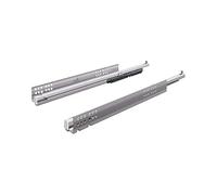Coulisse bois quadro v6 silent system eb23 - Sens : Gauche - Longueur : 350 mm - HETTICH