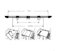 Coulisse de table