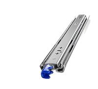 Coulisse de tiroir avec verrou - Charge admissible de 120 kg, extension totale, fonctionnement fluide, résistante à l'érosion(750mm)