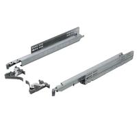 Coulisse invisible à sortie totale Push longueur 450mm zinguée nickelée - - A6557/45N