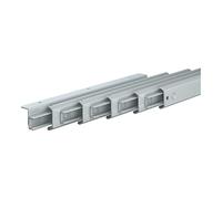 Coulisse pour table console - Nombre de lames : 5 - Charge : 45 kg - Hauteur lames : 36 mm - Largeur : 76,5 mm - Longueur lame : 350 mm - Matériau : Acier - Ouverture : 1242 mm - ITAR