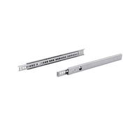 Coulisse pour tiroir roulement de boules avec extension partielle, HETTICH 12 kg